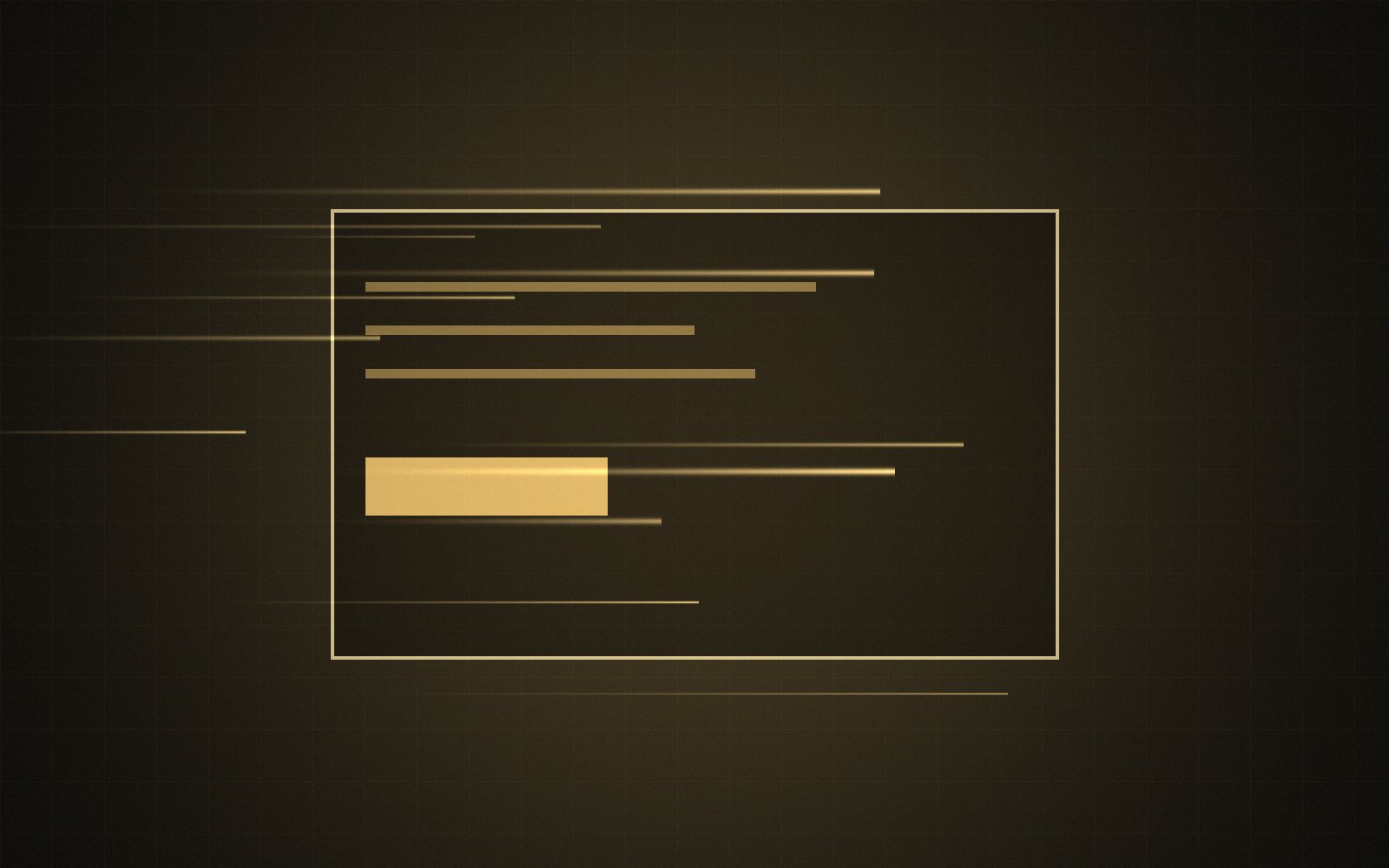 Abstract black-and-gold illustration of a high-converting professional-services website